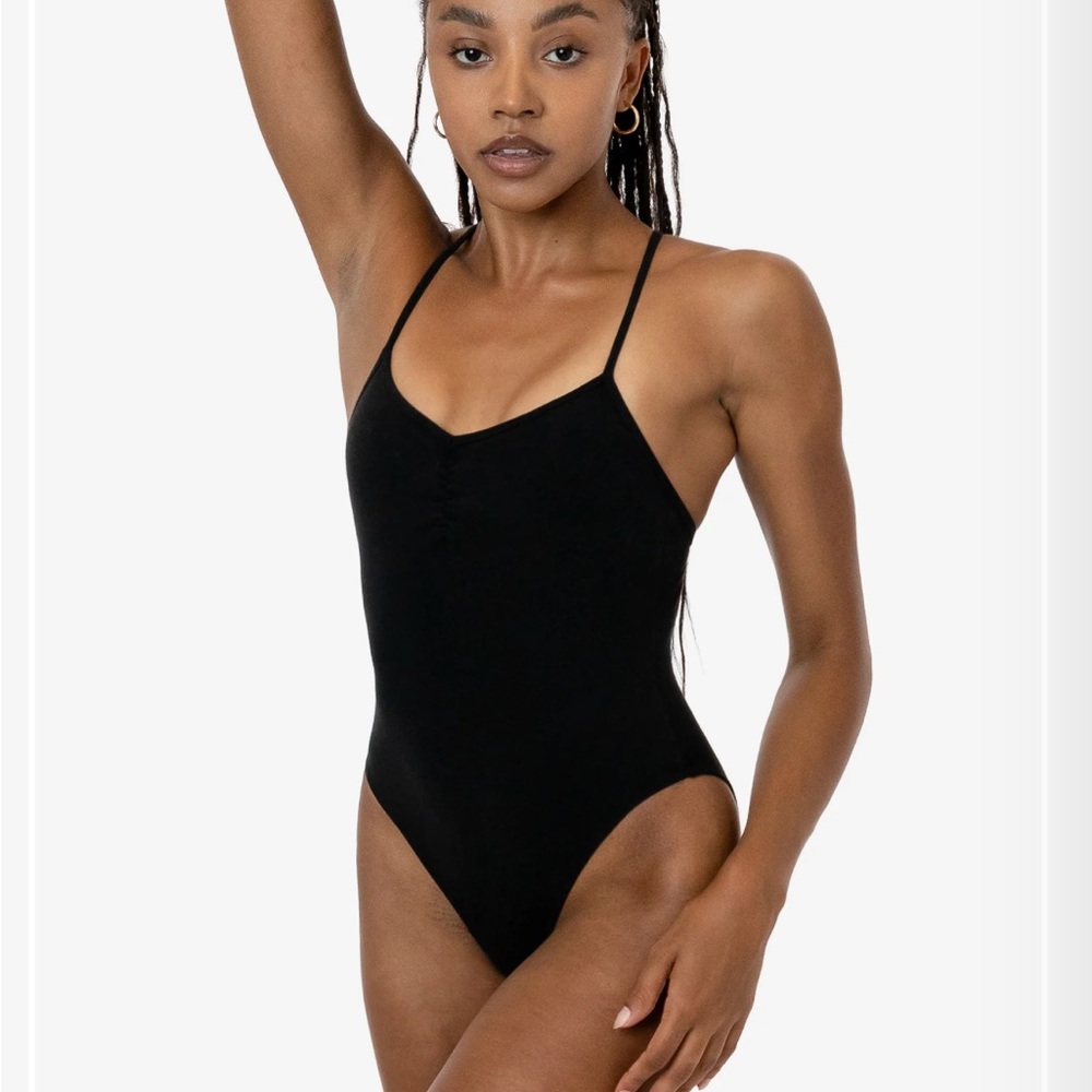 Black Los Angeles Apparel Bodysuit